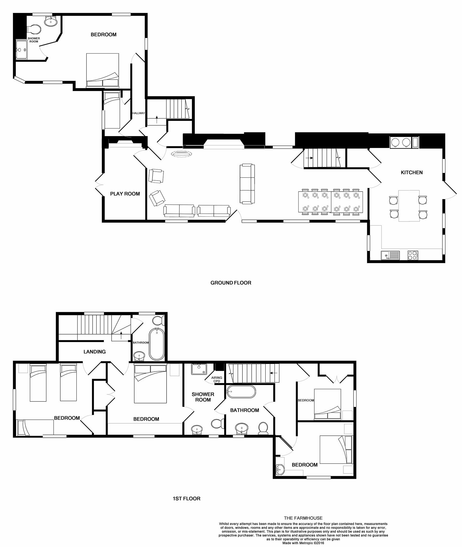 Farmhouse Floor Plan - Luxury Self Catering Holiday ...